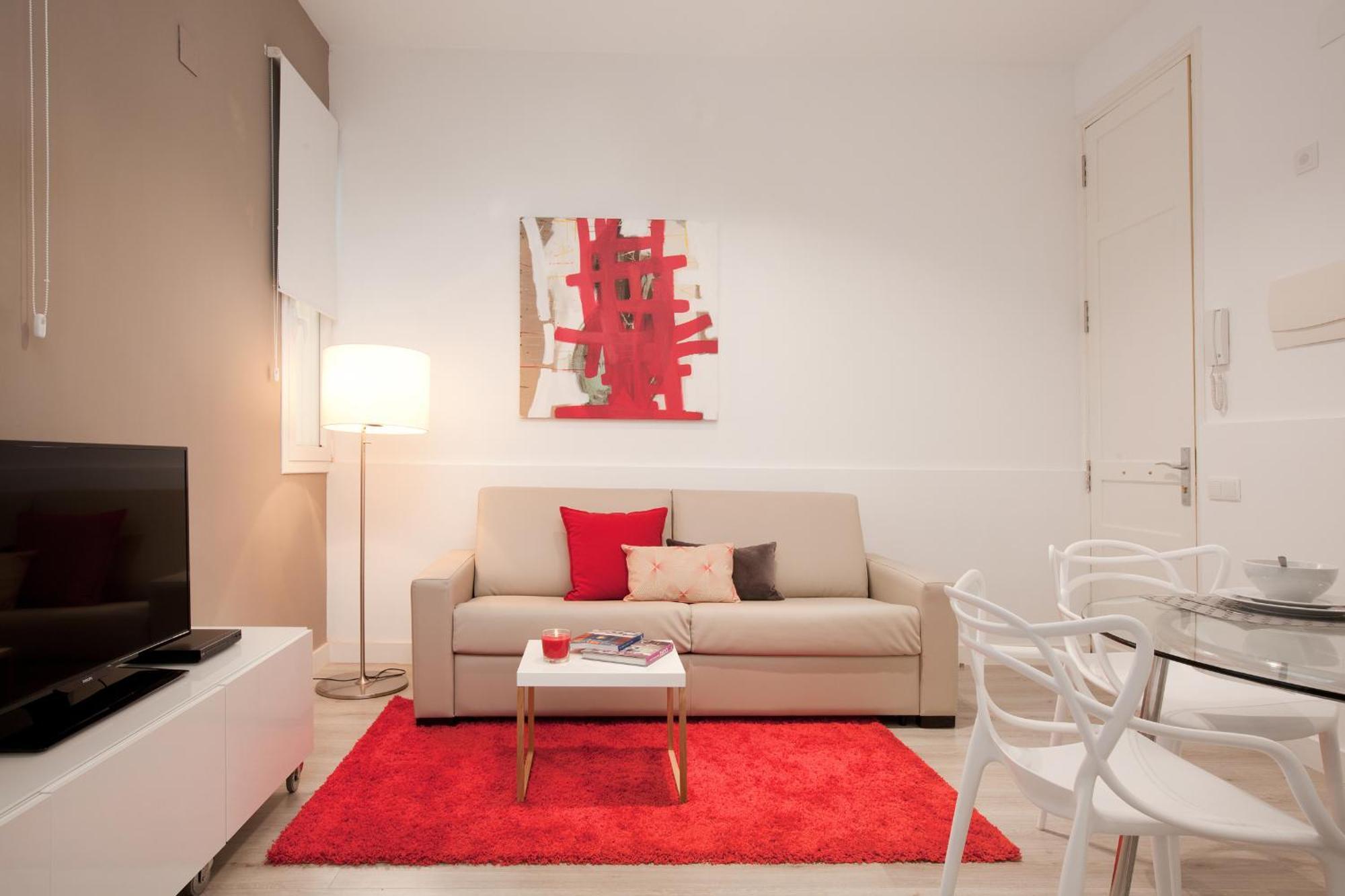 Click&Flat Seneca Suites برشلونة الغرفة الصورة
